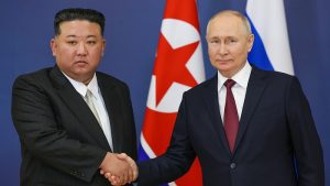 Vladímir Putin y Kim Jong-un